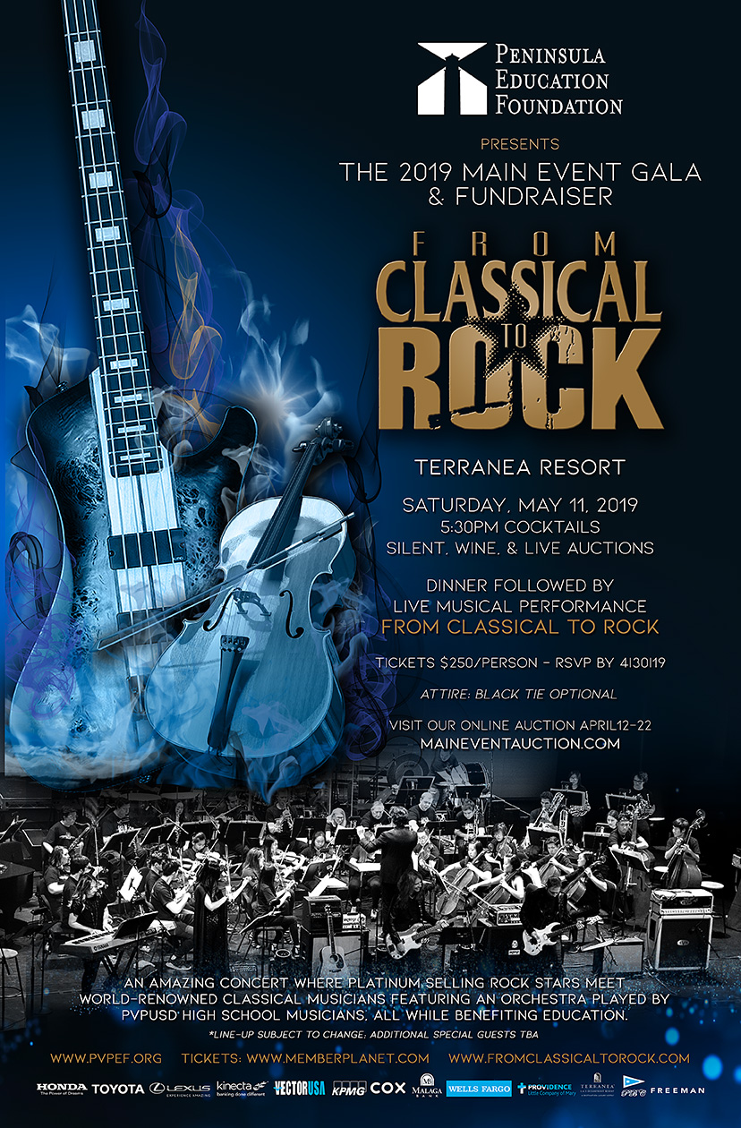 From Classical To Rock” where platinum selling rock stars and world- famous classical musicians performing together under one roof.